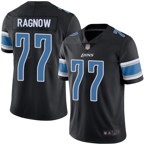 Detroit Lions Limited Black Men Frank Ragnow Jersey NFL Football #77 Rush Vapor Untouchable->youth nfl jersey->Youth Jersey